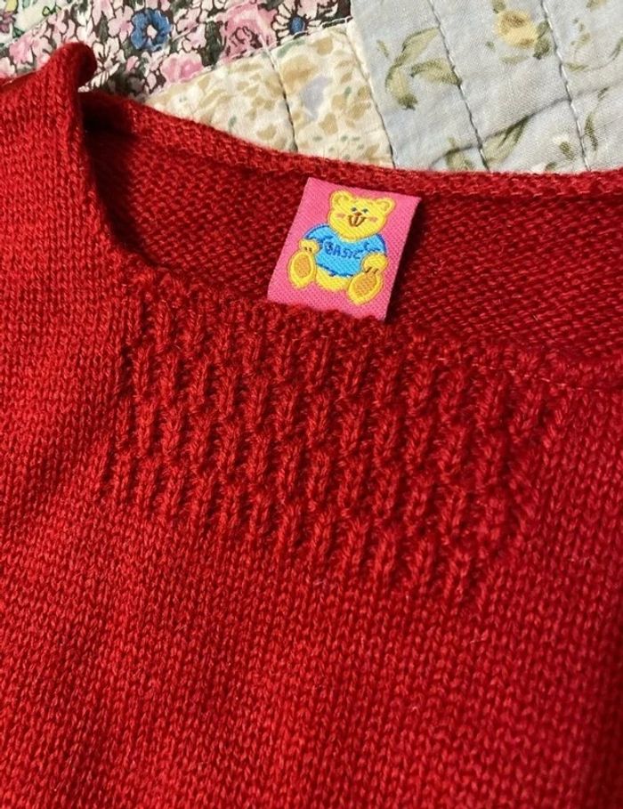 🍎 Jersey rojo de bebé 6-12 meses 🍎 - photo numéro 2