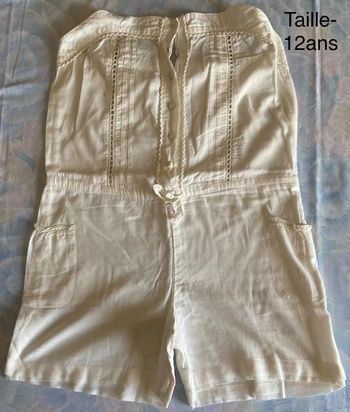 Combishort beige  t.12ans