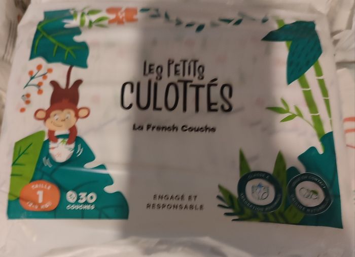 Couches neuves Les petits culottés Taille 1