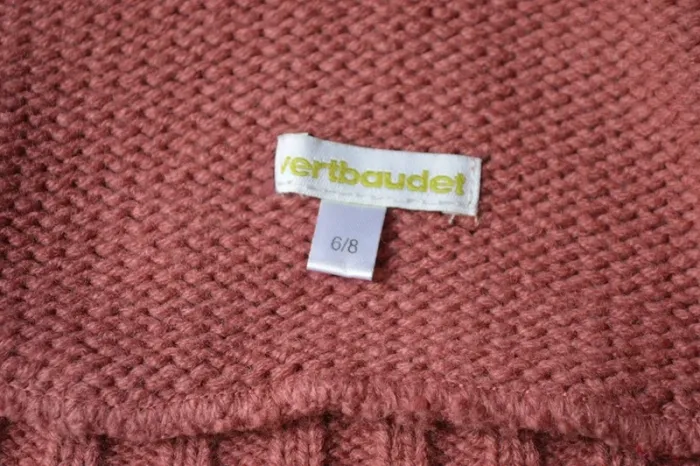 Vertbaudet Cape Laine Corail Bébé Fille 6-9 mois - photo numéro 4