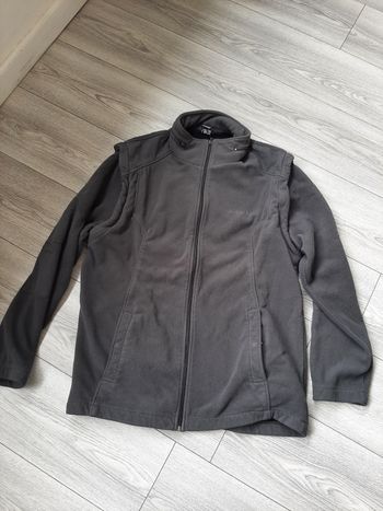 Veste polaire grise
