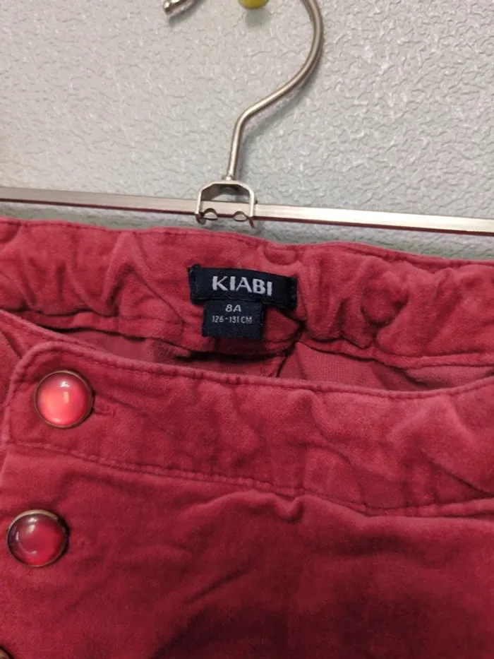 Jupe short velours fille 8 ans - photo numéro 3