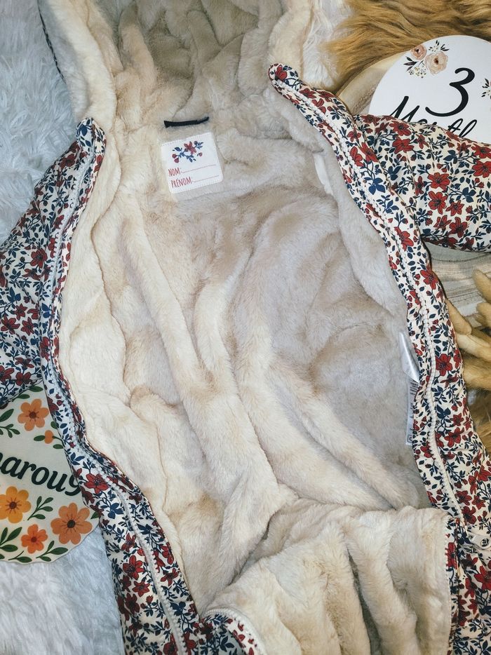 Combi-pilote fleurie sergent major fille 3 mois 🎀 - photo numéro 3