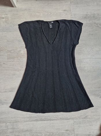 Top en maille ajourée H&M XS noir