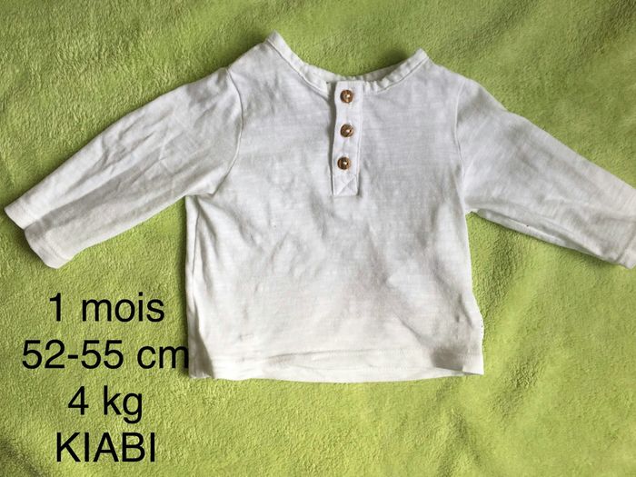 T-shirt manches longues 3 mois