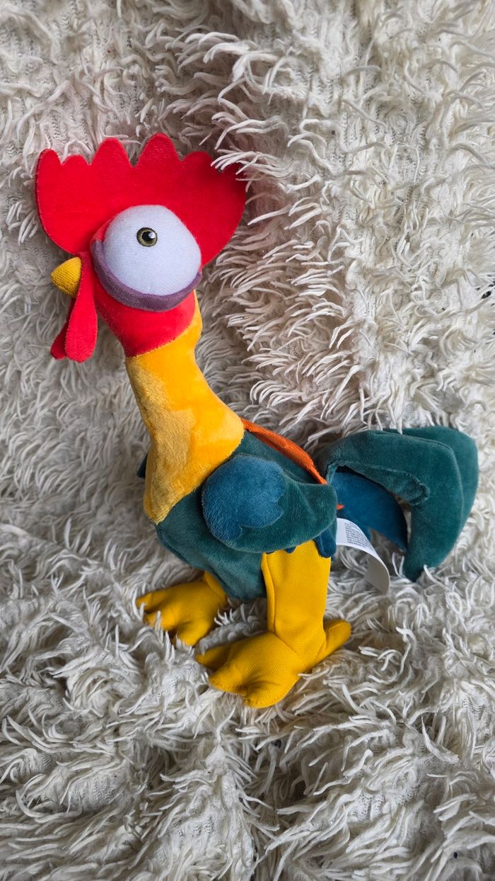 Peluche interactive disney princesse vaiana moana heihei disneyland paris disney store - photo numéro 2