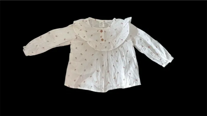 Blouse bébé fille H&M 9 mois neuve