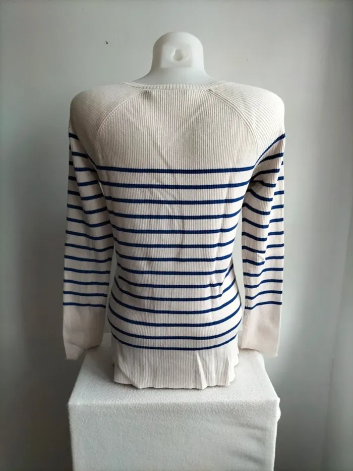 Pull Femmes Marinière - Lauren Ralph Lauren - Taille M - photo numéro 5