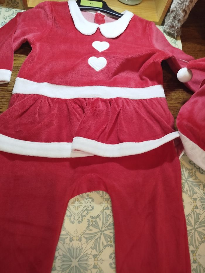 Pyjama bébé noël 18mois avec Bonnet - photo numéro 3