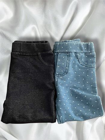 Lot de 2 leggings bébé fille – 18 mois