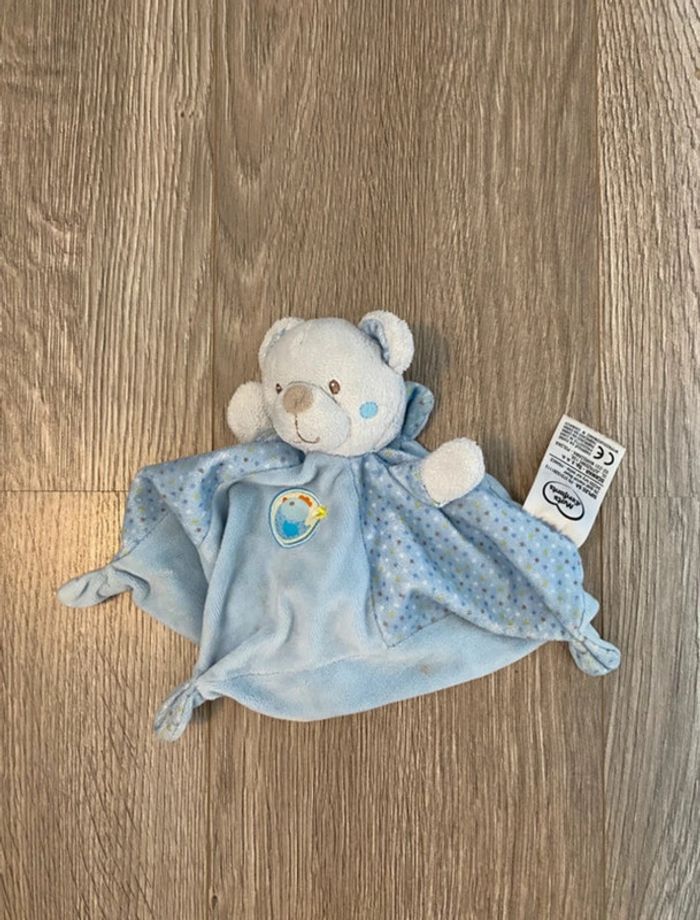 Doudou plat bleu - photo numéro 2