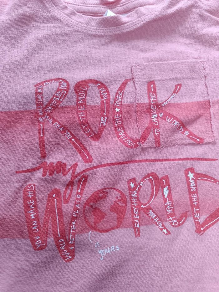 Short et tee-shirt manches courtes Zara 18-24 mois 92 cm - photo numéro 4