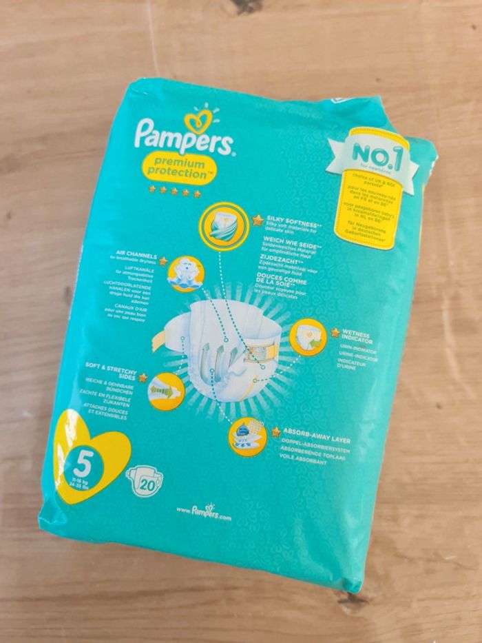 Paquet couches taille 5 pampers - photo numéro 2