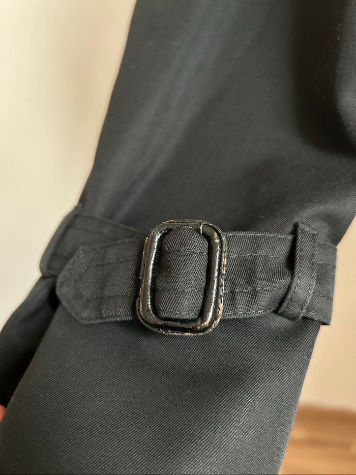 Trench / Caban noir uni Homme Bartson’s Taille L - photo numéro 3