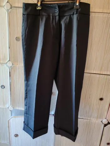 Pantalon à pinces noir