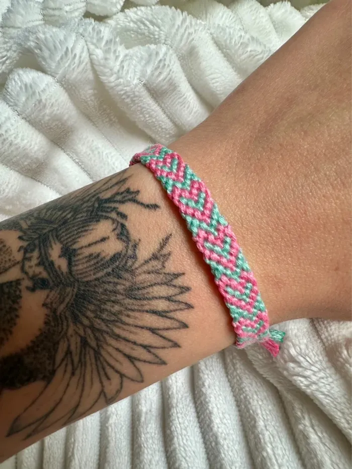 Bracelet brésilien motif cœur