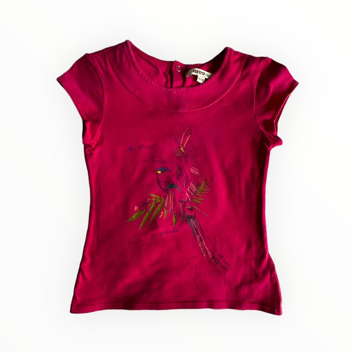 T-shirt fuchsia Kenzo 6 ans TBE (11€) - photo numéro 6