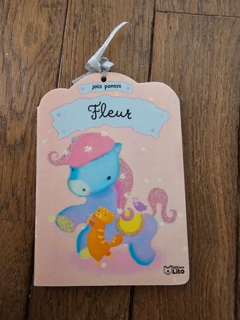 Livre épais jolis poney