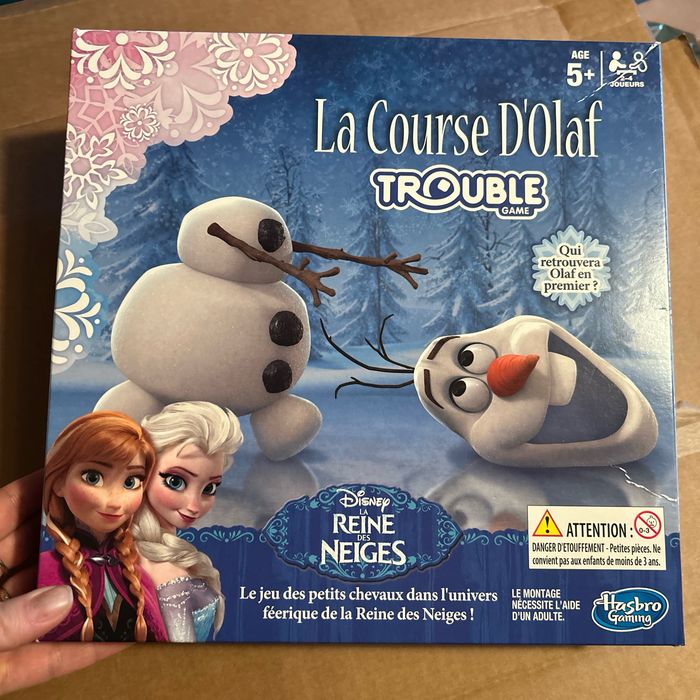 Jeu la course d’olaf hasbro