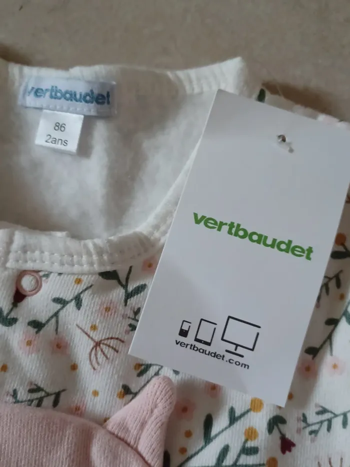 Pyjama une pièce neuf Verbaudet 24-36 mois - photo numéro 5