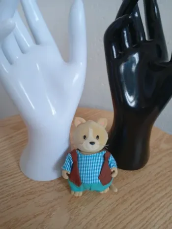 Figurine lil woodzeez figure whiskerlli cat for your child's imagination