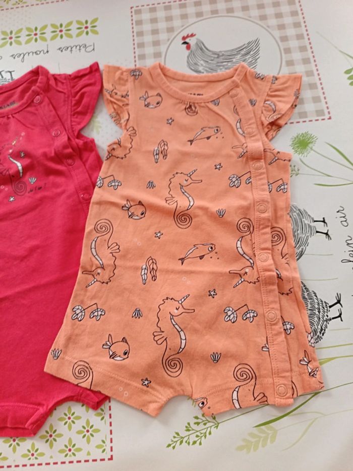 Lot de 2 combinaisons été Kiabi 3 mois - photo numéro 3