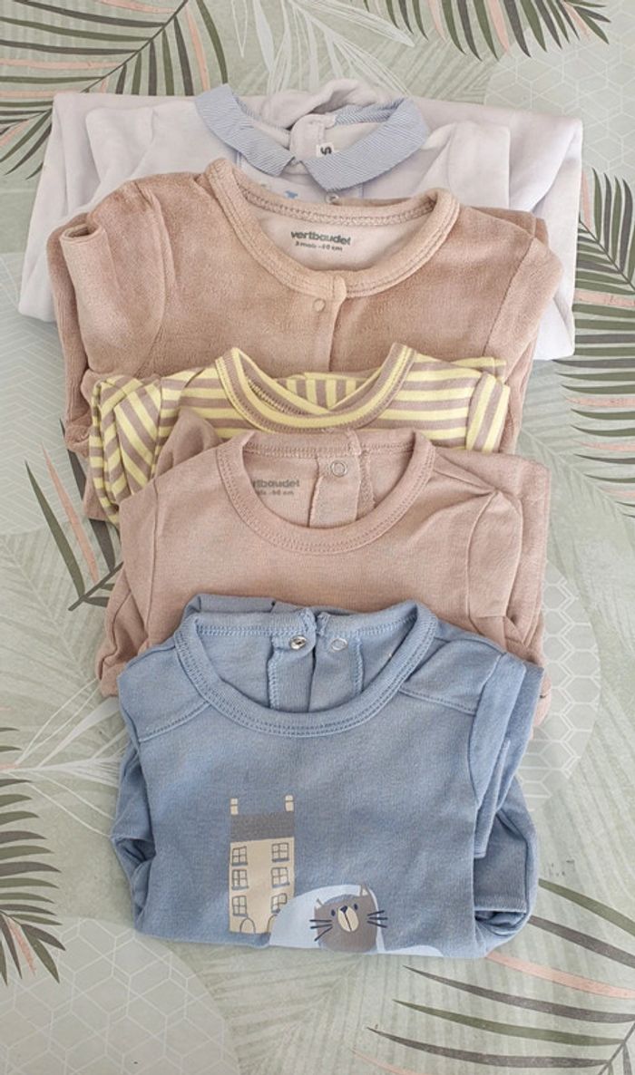 Lot 3 mois garçon hiver Vertbaudet Jacadi Cie Ptits - photo numéro 4