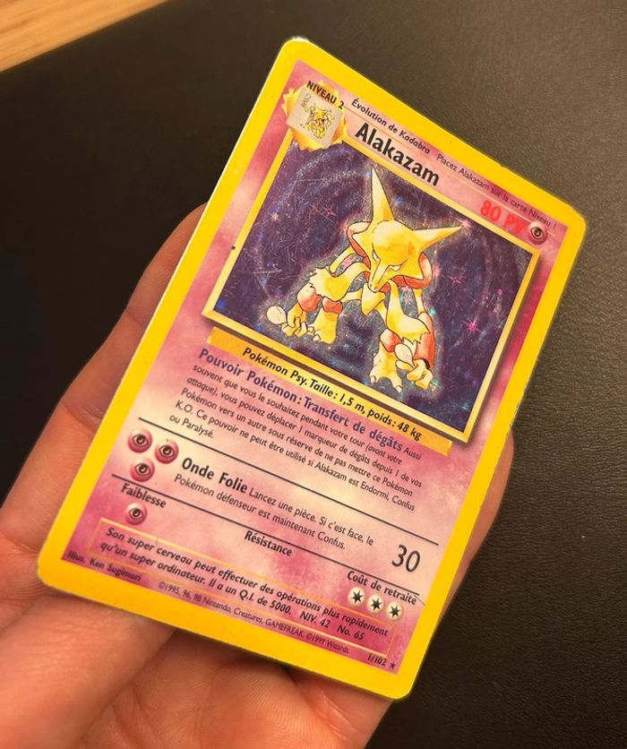 Carte Pokémon Alakazam 1/102 - photo numéro 4
