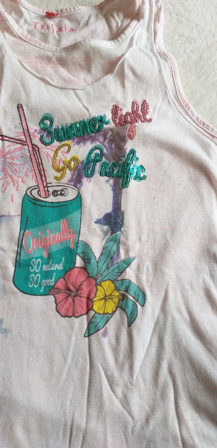 Tee shirt tunique sans manche - photo numéro 2