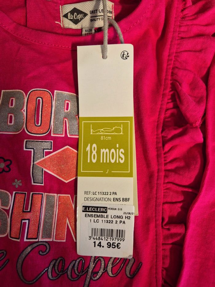 T-shirt Lee Cooper taille 18 mois - photo numéro 4