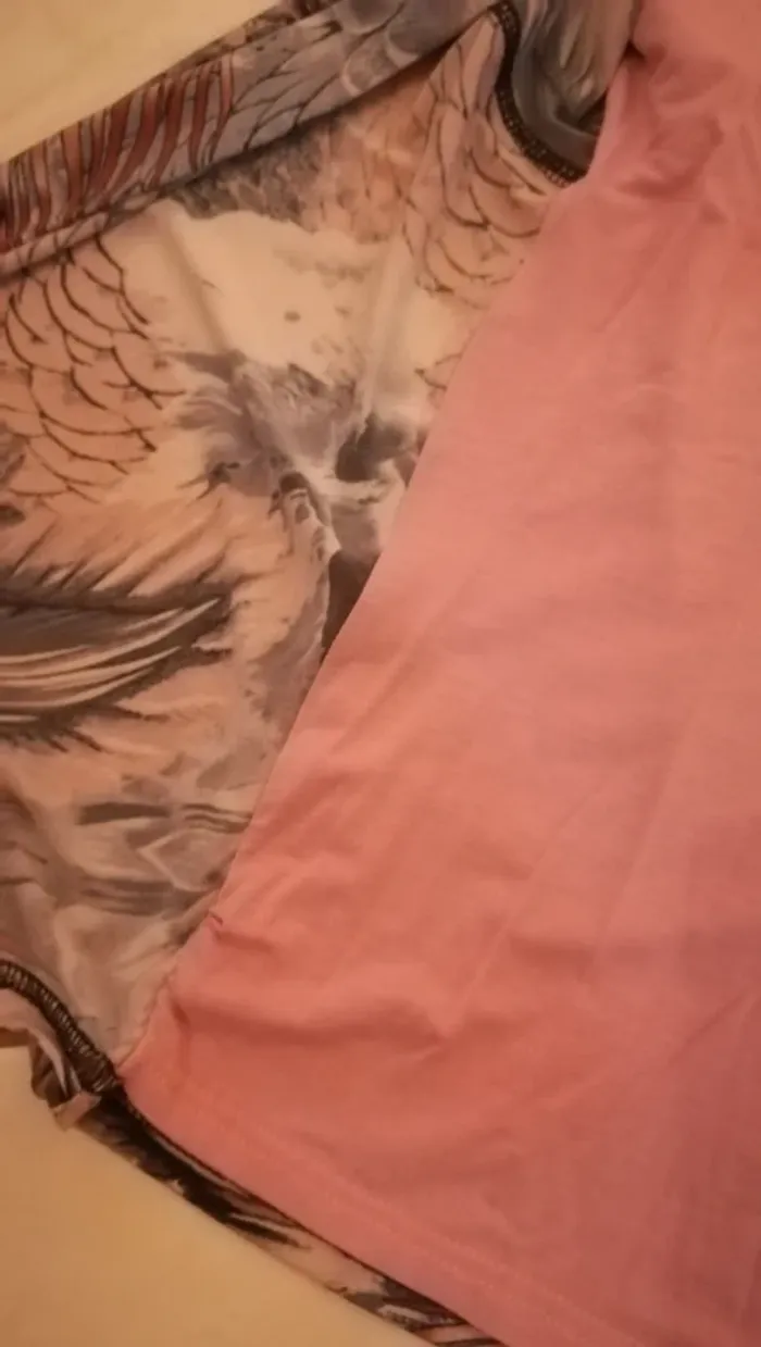 Veste imprimée rose XXL - photo numéro 4