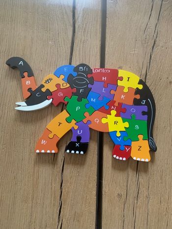 Puzzle en bois élégant 26 pièces Sri Lanka