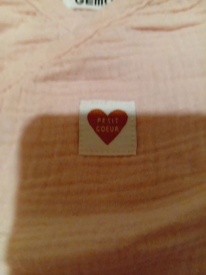 Body rose petit coeur - photo numéro 4