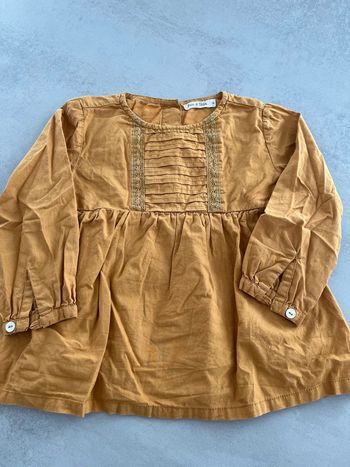 Blouse moutarde eden et Victor