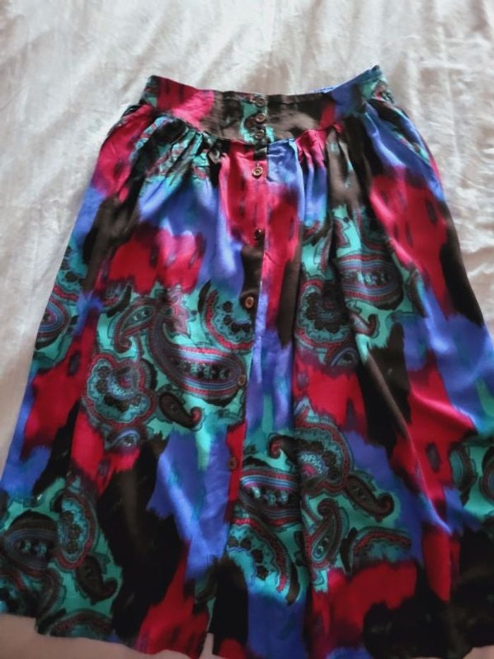 Jupe longue au mollet t 42