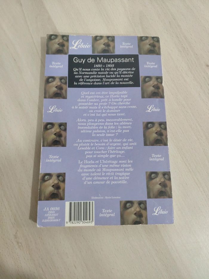 Livre Librio le Horla suivi de l'héritage Maupassant - photo numéro 6