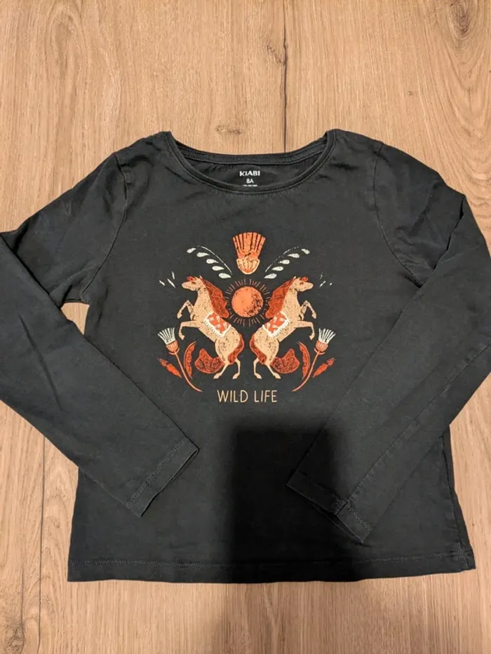 Tez shirt Kiabi 8 ans