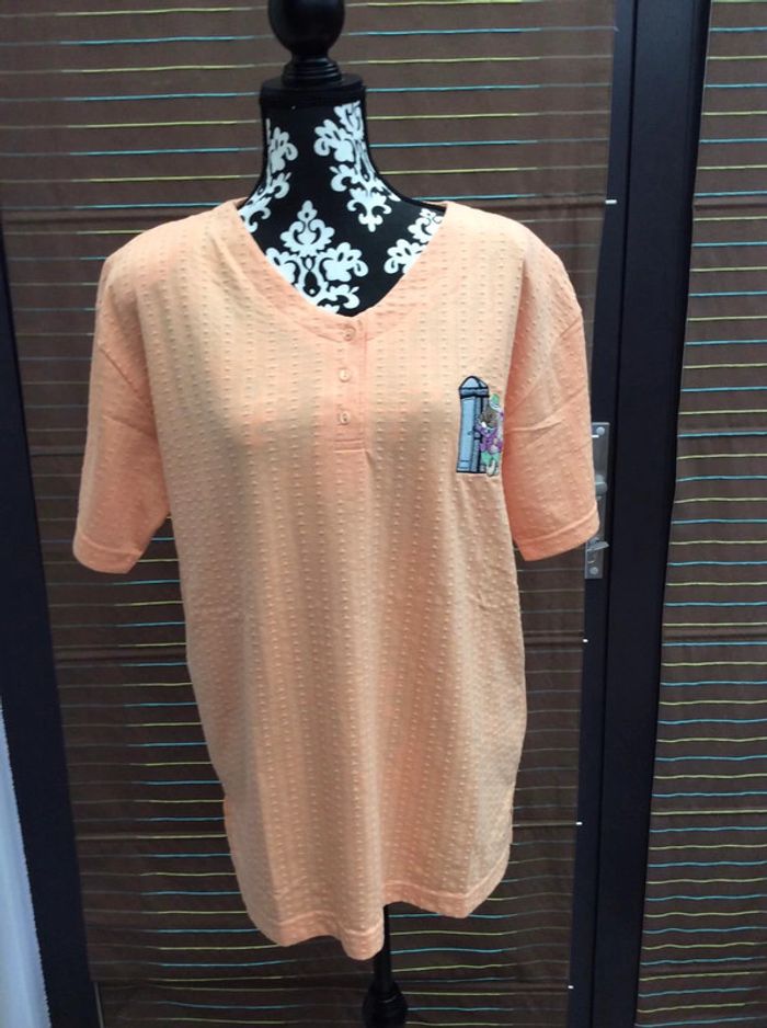 Blouse saumon NEUVE (n°6)