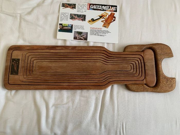 Décanteur / Porte bouteille en bois