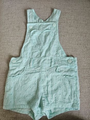 Salopette short 6/9 mois