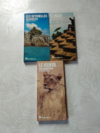 3 beaux livres voyage