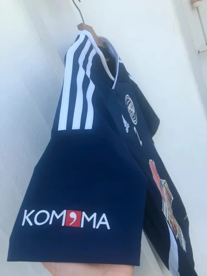 Adidas jersey t-shirt navy blue TSG Großburgwedel Mens S - photo numéro 7