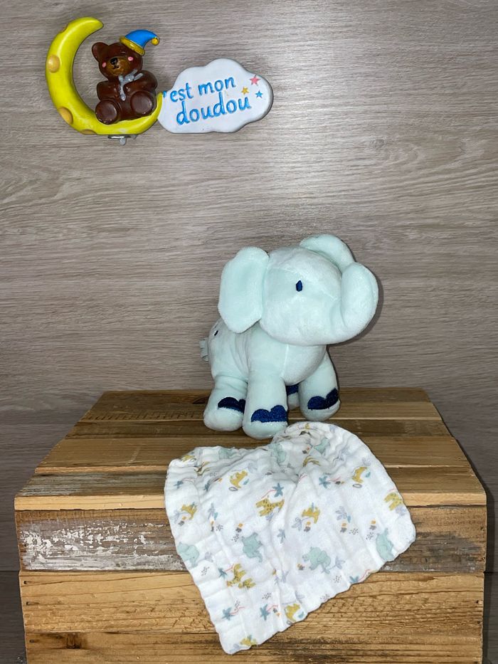 ACH24 doudou éléphant 🐘 inextenso