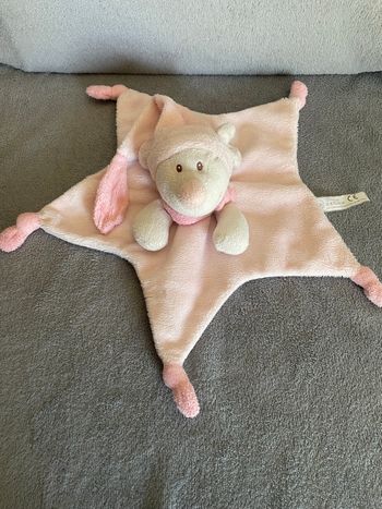 Doudou plat étoile souris rose Max & Sax Max Et Sax Carrefour CMI