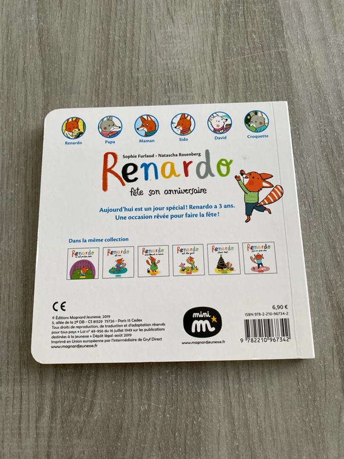 Livre Renardo fête son anniversaire - photo numéro 2