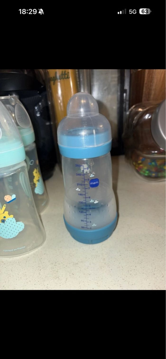 Lot de 9 biberon 270ml 3 marques
