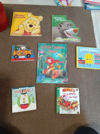 Lot 7 livres enfants