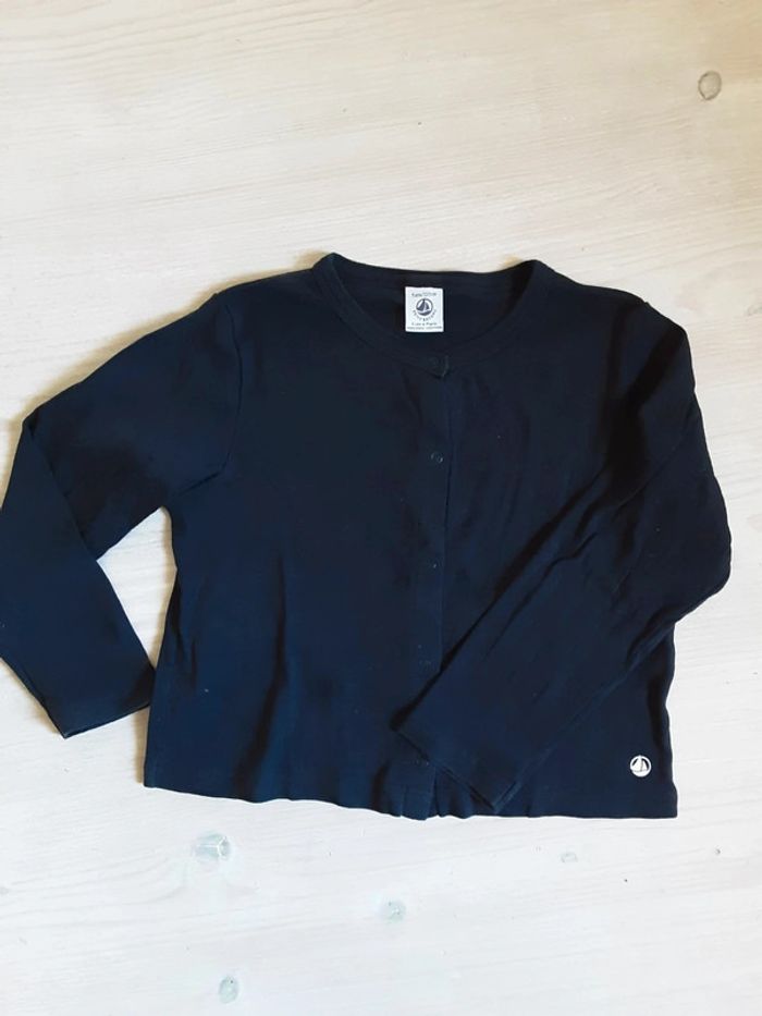 Gilet coton jersey fin T. 5 ans