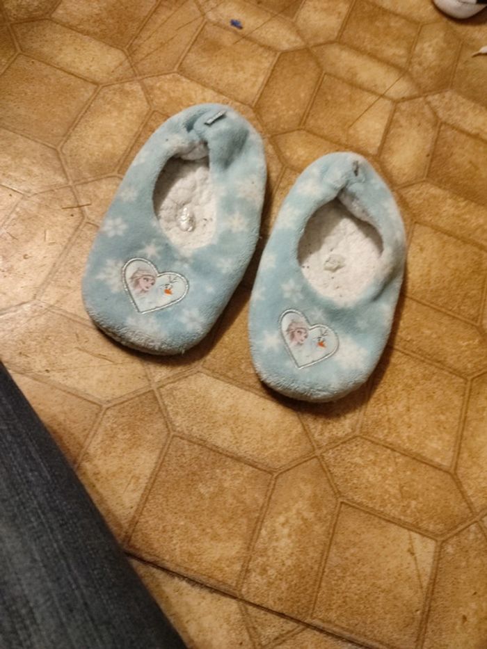 Chaussons la reine des neiges 32/34
