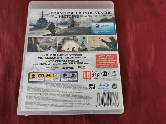 Jeu. PS3. Call of Duty. MW3 - photo numéro 3